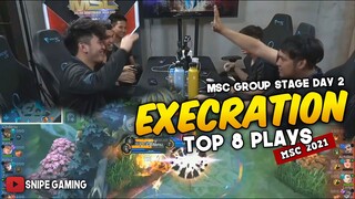 EXECRATION TOP 8 PLAYS FROM MSC GROUP STAGE DAY 2 2021 | Z4pnu is back,Ch4knu and Kelra Connection