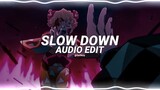 slow down - chris linton & cadmium [edit audio]