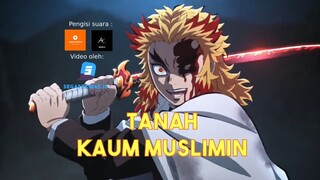 Rengoku Membela Palestina!!! Dubbing anime Kimetsu no Yaiba