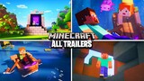 All Minecraft Animated Update Trailers (1.1-1.20)