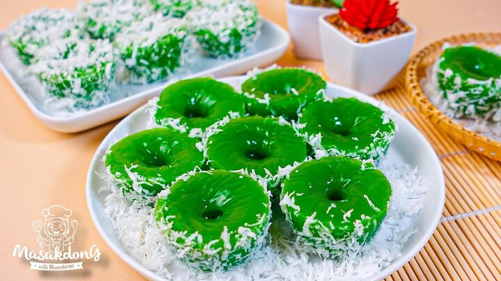 KUE LUMPANG PANDAN LEMBUT KENYAL CUMA DIADUK | Aneka Jajanan Pasar Tradisional Indonesia