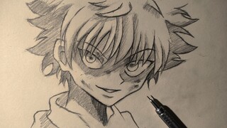 BOCIL KEMATIAN😈 DRAWING KILLUA ZOLDYCK