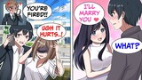 I Got Fired For Saving A Girl, But A Beauty Was Watching It (RomCom Manga Dub)