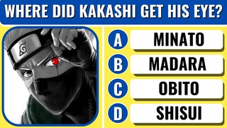 Naruto Quiz #2 // Can You Guess The Naruto Questions // Anime Quiz
