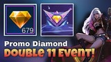Promo Diamond Event 2022 | Double 11 Event Updates