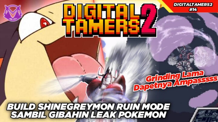 Ampasss!!! Shinegreymon Ruin Mode!! Leak Pokemon Nalar Banget Cuy! Digital Tamers 2 Gameplay #14