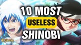 10 MOST USELESS SHINOBI IN NARUTO X BORUTO NINJA VOLTAGE