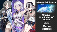 [HI3SEA] Memorial Arena "Andrius" Dominator of Wolves SSS with S0 Vita S1 HOFI SSS Coralie S Songque