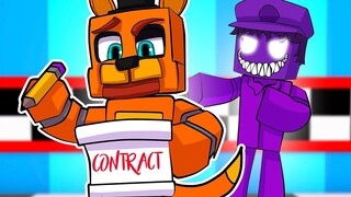 มนุษย์หมาป่าเฟรดดี้กลายเป็นปีศาจ Minecraft Five Nights ที่ Freddy FNAF โรลเพลย์