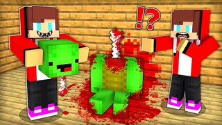 Clone Maizen JJ tore off Mikey's head in Minecraft (Maizen Mazien Mizen)