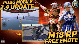 M18 Royal Pass Free Emotes |  New Update Best Features | New Mode Features |PUBGM