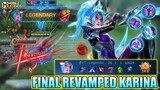 Karina Revamp , Final Revamped Karina Gameplay - Mobile Legends Bang Bang