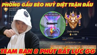 [Liên Quân] Phong gấu trúc huỷ diệt rank chiến tướng 120 sao - Team bạn ngậm ngùi 8 phút đầu hàng