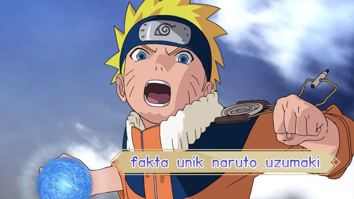 fakta unik naruto uzumaki