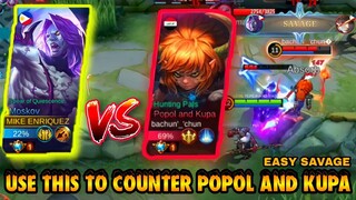 Moscov vs top global popol and kupa! Easy savage mobile legends