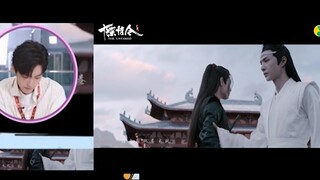 [Chen Qing Ling] Xiao Zhan mengingat kembali lagu karakter Wei Wuxian - reaksinya saat menyanyikan k