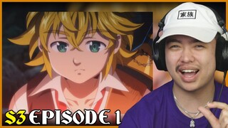 THE SINS ARE BACK! || IS THE ANIMATION TRASH? || The Seven Deadly Sins: Season 3 Episode 1 Reaction