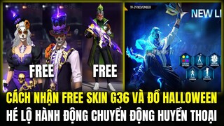 CÁCH NHẬN FREE SKIN G36 VÀ ĐỒ HALLOWEEN KỲ THÚ NHẬN QUÀ CỰC NGON, ĐỒ HUYỀN THOẠI OB37 | Free Fire