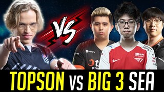 Topson SNIPER vs. BIG 3 in SEA (Kuku Tims March)