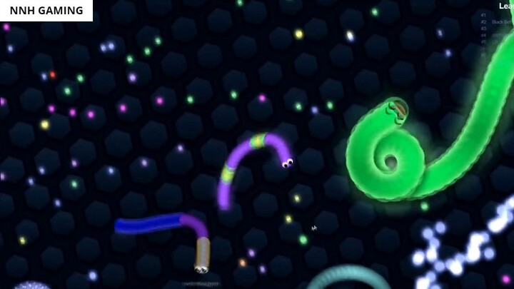 Slither.io 1 Hacker Tiny Snake vs Giant Pro Snakes Epic Slitherio Gameplay 8