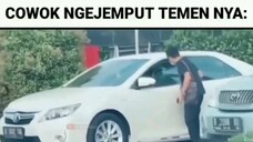 Perbedaaan Cowok dan Cewek Saat Menjemput Temanya.