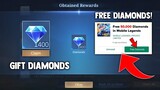 1.4K GIFT DIAMONDS USING THIS TRICKS! LEGIT! FREE DIAMONDS! | MOBILE LEGENDS 2022