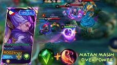 Natan Masih Over Power !!! | The Best Gameplay Natan, Best Build and Emblem Natan | Tutorial Natan