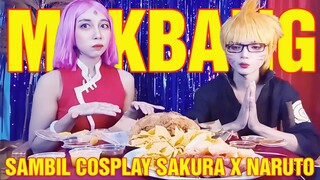 Part 1 - Cosplayer ! Mukbang Richeese Fire Chicken