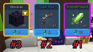 Top 3 The Most Expensive Item in Bedwars Blockman Go