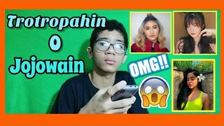 Trotropahin O Jojowain YouTuber & Celebrities Edition Tagalog