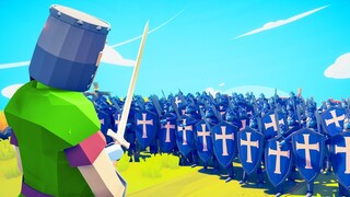 1 KNIGHT vs. 10.000 PEASANTS! (Totally Accurate Battle Simulator)