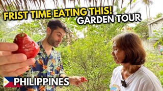 Garden Tour of My Filipina Wife's Relatives 🇵🇭 Countryside Life, Philippines