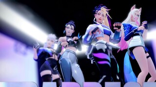 [4K/ลีกออฟเลเจนดส์ เกมมือถือ MMD/ฉาก ก่อนการจัดจำหน่าย] K/DA-THE BADDEST