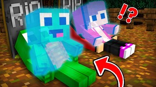 How Baby Mikey and Baby JJ Shapeshift to GHOST Minecraft challenge (Maizen Mazien Mizen)