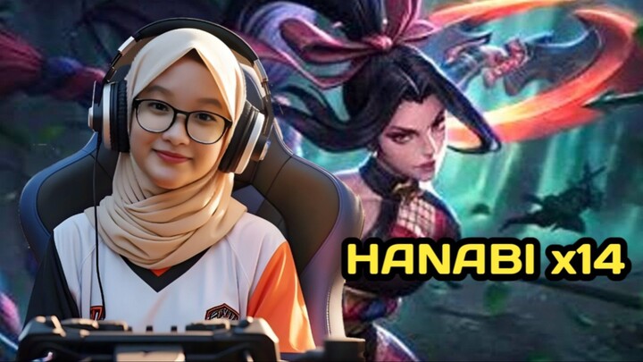 Hanabi x14 #hanabi #mobilelegends