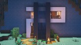 Minecraft : Tutorial Cara Membuat Rumah Gunung Modern | Cara Membuat Rumah di Minecraft