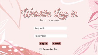 Website log in intro free templates (no text)| Free download by Peachy Grace