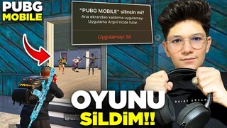 OYUNU SİLDİM YETER ARTIK!! 56KİLL - PUBG MOBİLE