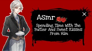 ASMR (ENG/INDO SUBS) Spending Time With The Butler And Sweet Kisses From Him, [Japanese Audio]