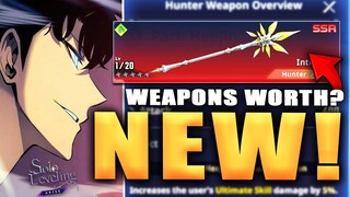 CRAFTING NEW WEAPONS FOR SR HUNTERS WORTH IT?! (Solo Leveling Arise)