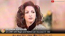 Gloria Estefan on LIVE! with Regis and Kathie Lee | December 01, 1992