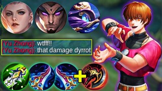 NEW DYRROTH ONE SHOT DELETE BUILD META CORE IN SEASON 21 | GLOBAL DYRROTH BEST BUILD & EMBLEM