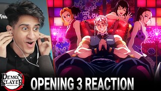 Demon Slayer Opening 3 Reaction | ENTERTAINMENT DISTRICT Arc!