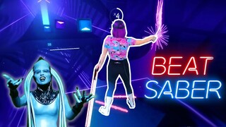 Diva Dance from Fifth Element! BEAT SABER Mixed Reality