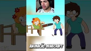 animação de minecraft 😳 #shorts