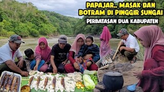 NIKMAT KACIDA,. NGALIWET di Pinggir Sungai,  Ikan Bakar JAHE, Lalab, Sambel, Matak NGALIMEUD