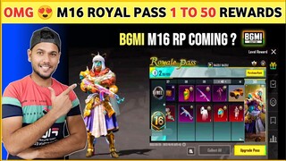 FINALLY 😍 Month 16 Royal Pass 1 TO 50 RP Rewards | New Royal Pass | M16 Royal Pass Pubg Mobile