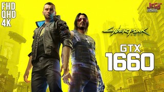 Cyberpunk 2077 on GTX 1660 1080p, 1440p, 2160p benchmarks!