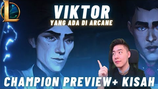 VIKTOR (dari ARCANE - NETFLIX!!) CHAMPION PREVIEW, LORE - League of Legends Wild Rift