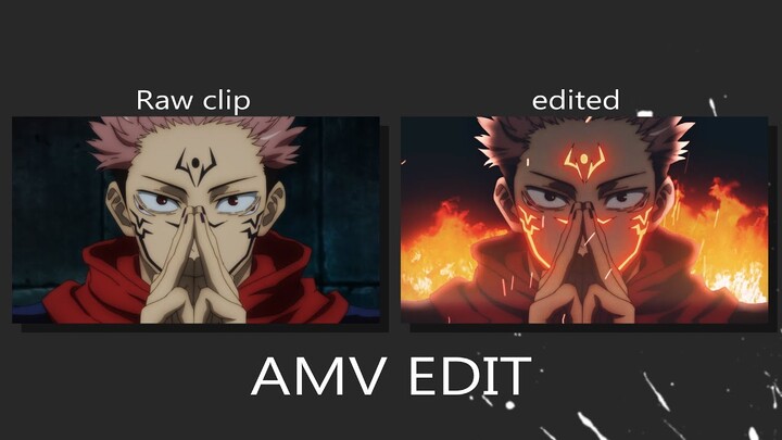 Anime edit vs Raw clip #2